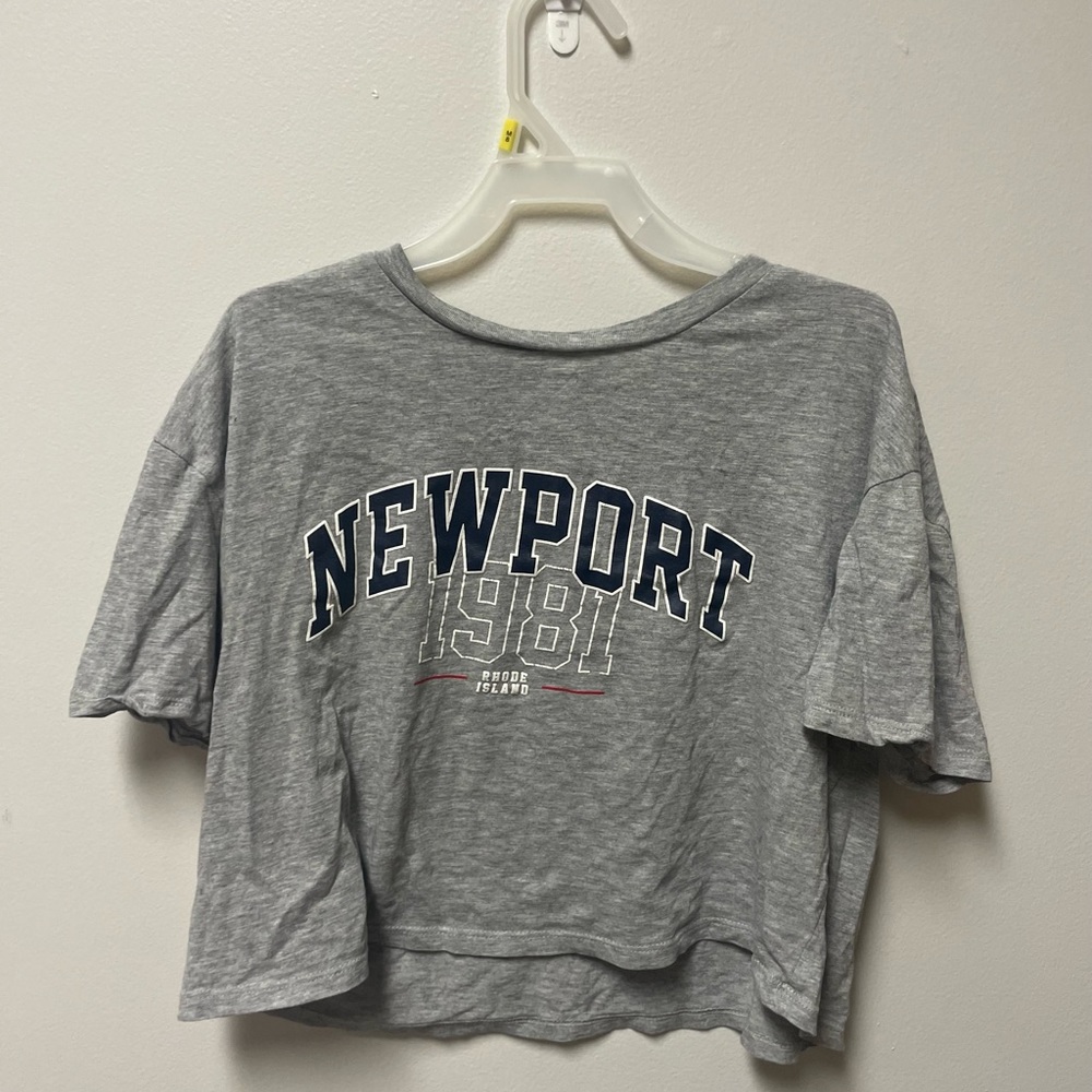 Newport Grey Crop Top H&M